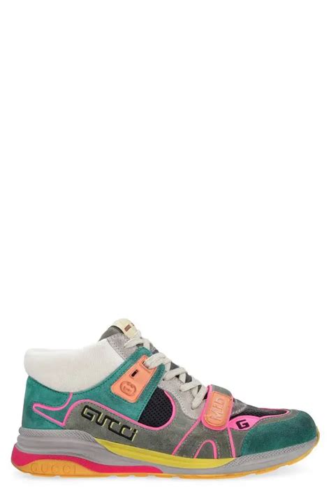 gucci high top strass-embellished sneakers|Gucci ultrapace sneakers.